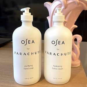 Osea hand soap and hand cream